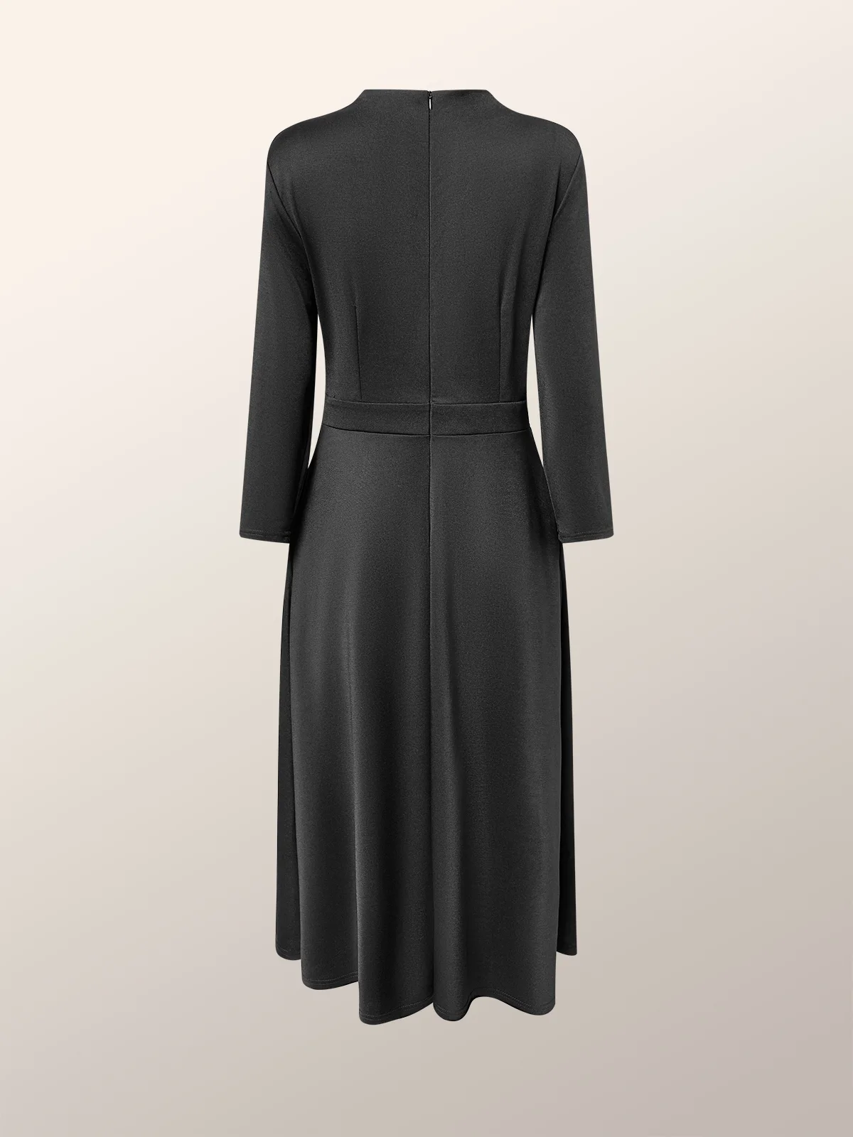 Plain Elegant Regular Fit X-Line Dress