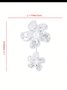 1pc Fashionable Flower Elegant Imitation Pearl Ring