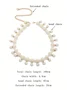 Elegant Imitation Pearl Floral Fringed Waist Chain For Dress